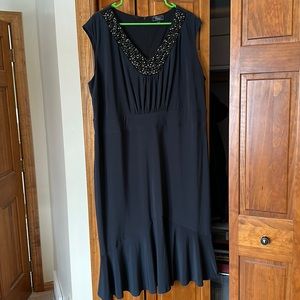 NEW Black beaded formal dress